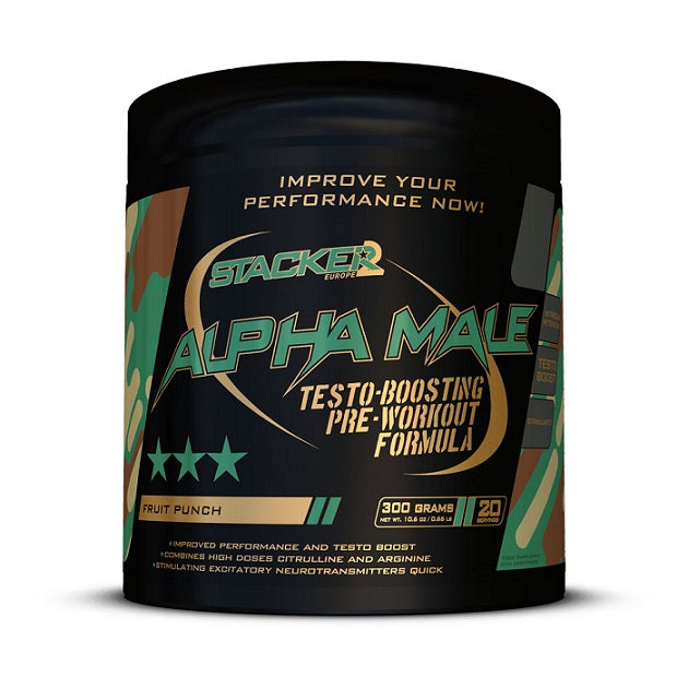 Stacker2 Europe Alpha Male, augļu punšs – 300 g