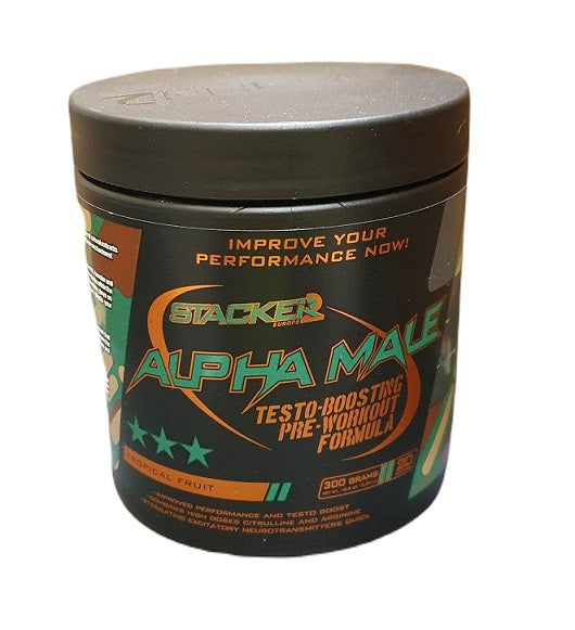Stacker2 Europe Alpha Male, tropisko augļu garša – 300 g
