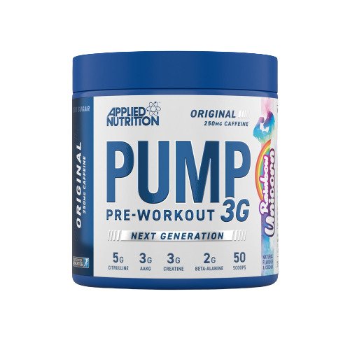Applied Nutrition Pump 3G pirms treniņa, Rainbow Unicorn – 375 g