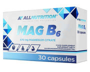 Allnutrition MAG B6, 670 mg – 30 kapsulas