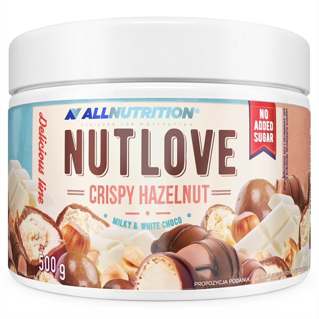 Allnutrition Nutlove, kraukšķīgi lazdu rieksti - 500 g