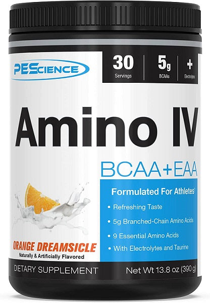 PEScience Amino IV, apelsīnu garšas Dreamsicle – 390 g