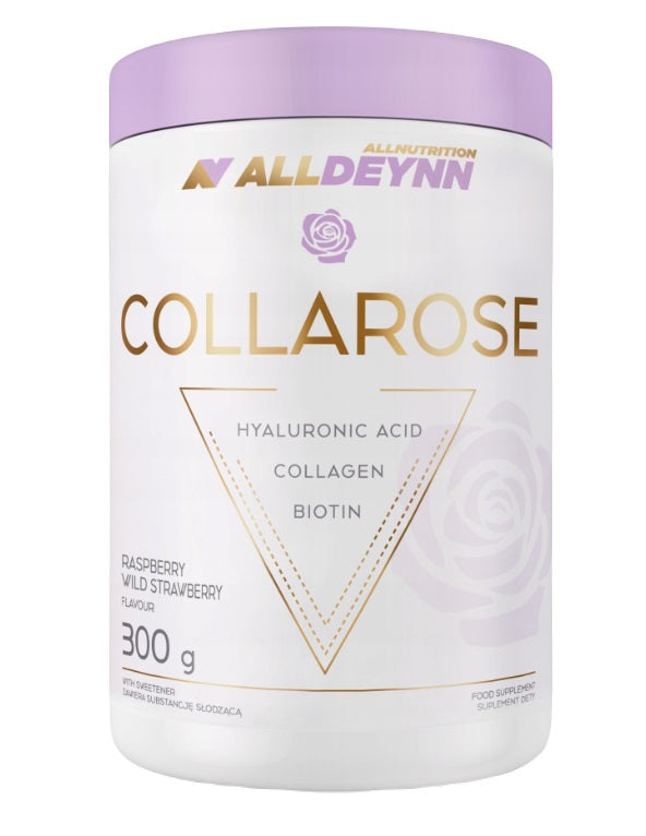 Allnutrition AllDeynn dzēriens ar aveņu un zemeņu garšu Collarose – 300 g