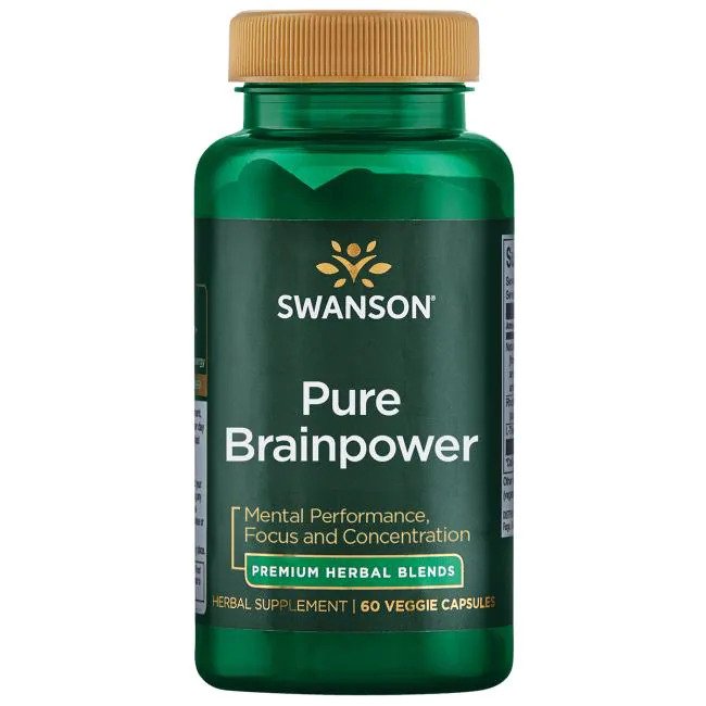 Swanson Pure Brainpower – 60 kapsulas