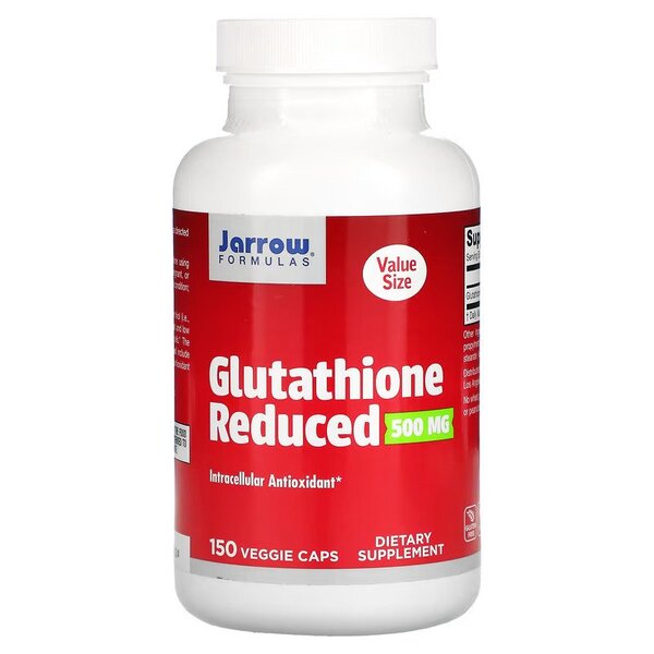 Jarrow Formulas samazināts glutationa daudzums, 500 mg - 150 kapsulas