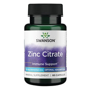 Swanson Cinka citrāts, 50 mg – 60 kapsulas