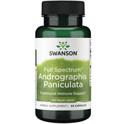Swanson pilna spektra Andrographis Paniculata, 400 mg – 60 kapsulas