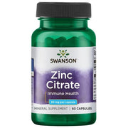 Swanson cinka citrāts, 30 mg – 60 kapsulas