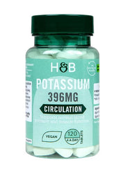 Holland & Barrett kālijs, 396 mg – 120 tabletes