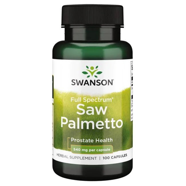 Swanson Saw Palmetto, 540 mg – 100 kapsulas