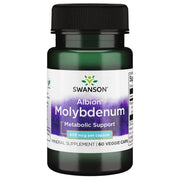 Swanson Albion molibdēns, 400 mcg – 60 kapsulas