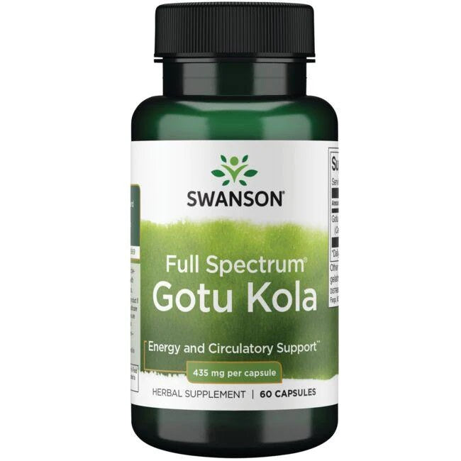 Swanson Gotu Kola pilna spektra, 435 mg – 60 kapsulas