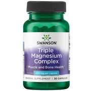Swanson trīskāršais magnija komplekss, 400 mg – 30 kapsulas