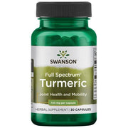 Swanson pilna spektra kurkuma, 720 mg – 30 kapsulas