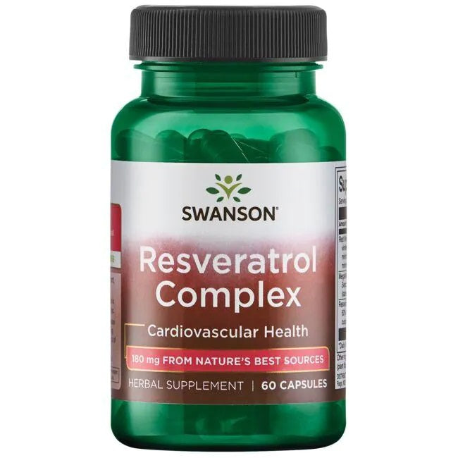 Swanson Resveratrola komplekss – 60 kapsulas