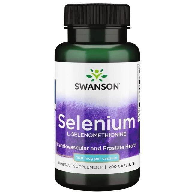 Swanson selēns, 100 µg – 200 kapsulas