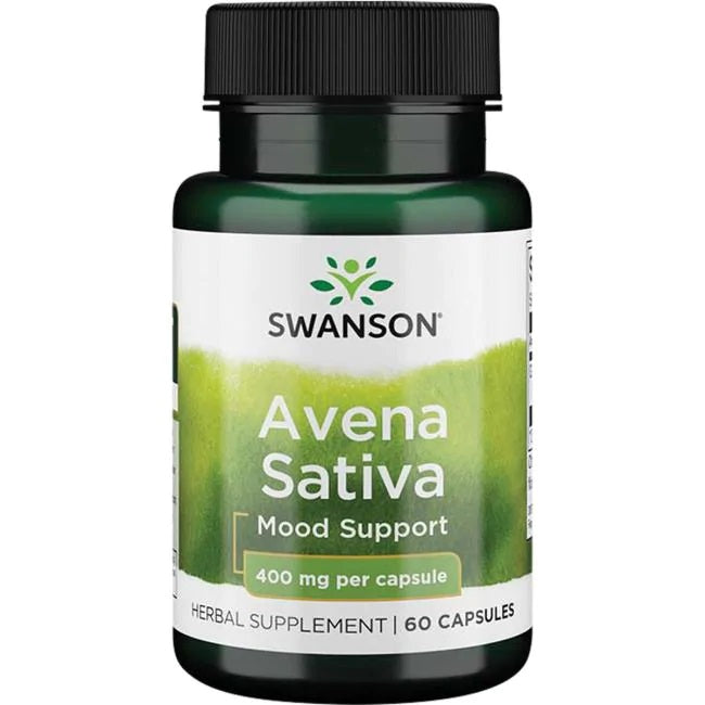 Swanson Avena Sativa, 400 mg – 60 kapsulas
