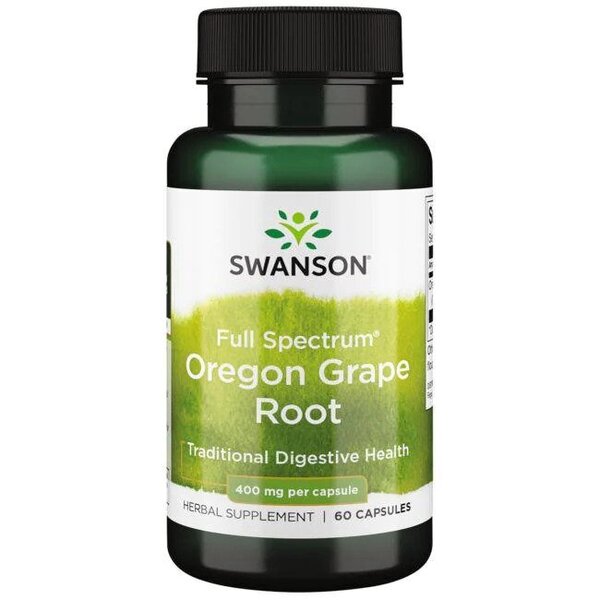 Swanson Pilna spektra Oregonas Vīnogu Sakņu Ekstrakts, 400 mg – 60 kapsulas