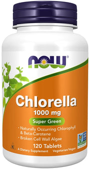 Produkto nuotrauka: NOW Foods Chlorella, 1000mg - 120 tablečių