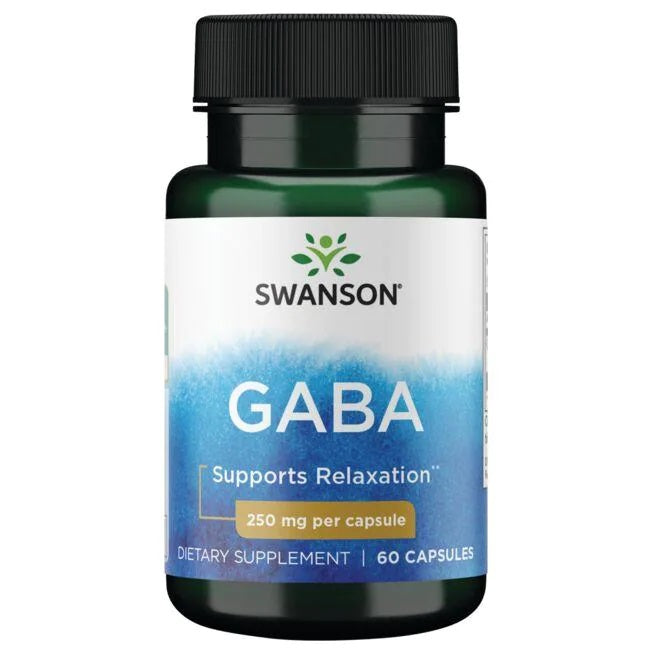 Swanson GABA, 250 mg – 60 kapsulas