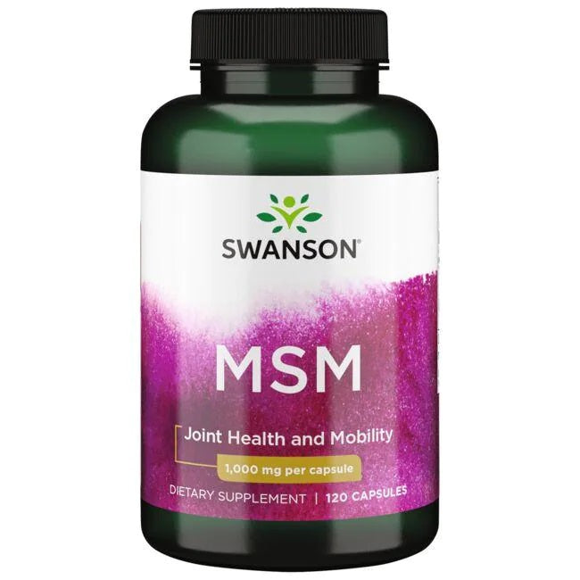 Swanson MSM, 1000 mg – 120 kapsulas