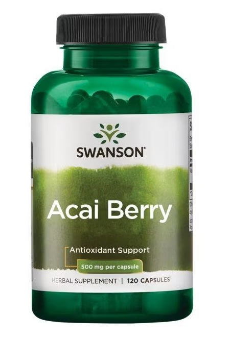 Swanson Acai ogas, 500 mg – 120 kapsulas