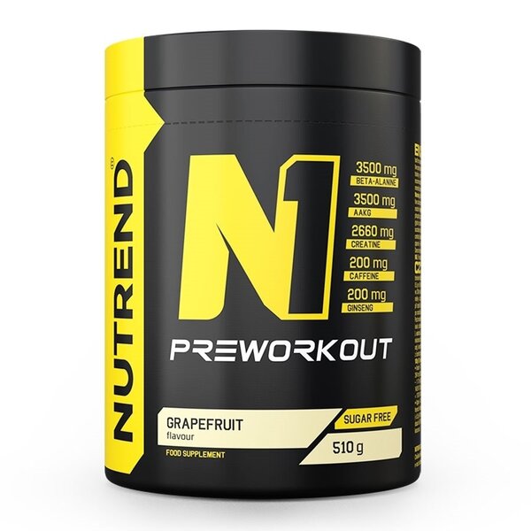 Nutrend N1 pirms treniņa, greipfrūtu garša – 510 g