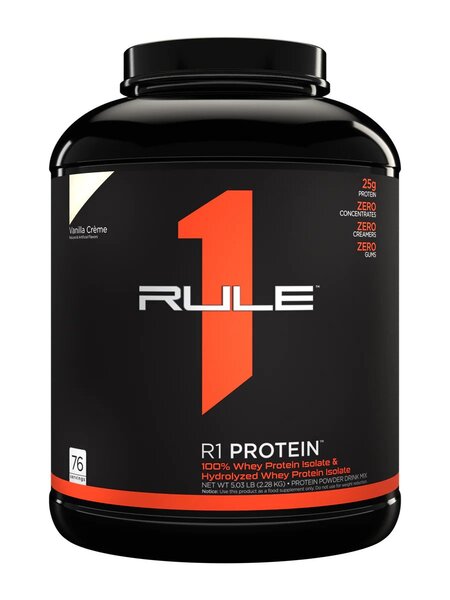 Rule One R1 proteīna šokolāde, vaniļas krēma garša – 2280 g