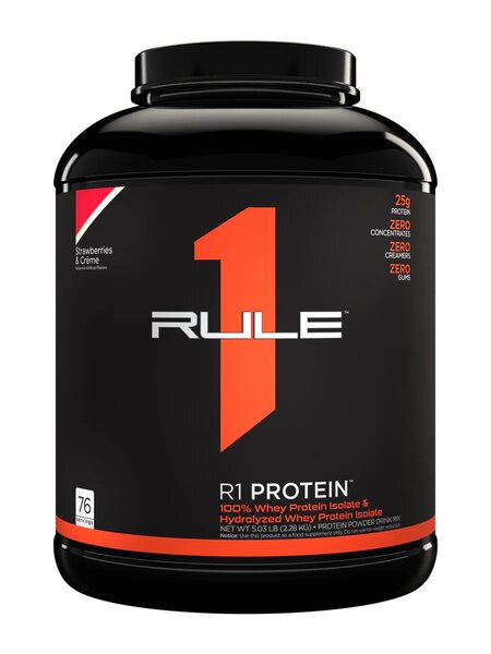 Rule One R1 proteīna šokolāde ar zemenēm un krēmu - 2280 g