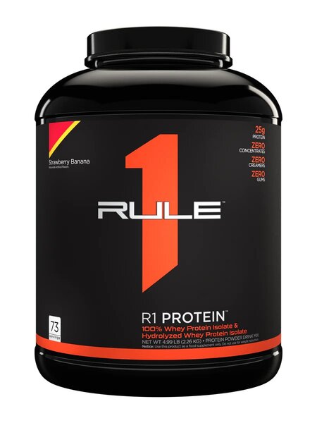 Rule One R1 proteīns ar zemeņu un banānu garšu – 2260 g