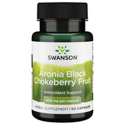 Swanson Aronia melno aroniju augļu garša, 400 mg – 60 kapsulas