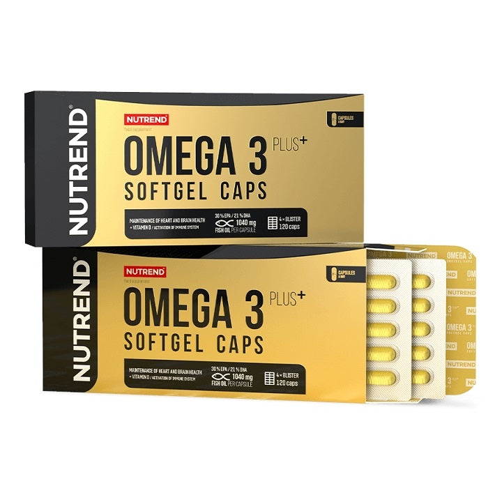 Nutrend Omega 3 Plus - 120 kapsulas