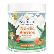 Nordic Naturals multivitamīni Nordic Berries, oriģinālā garša – 120 gumijas lācīši