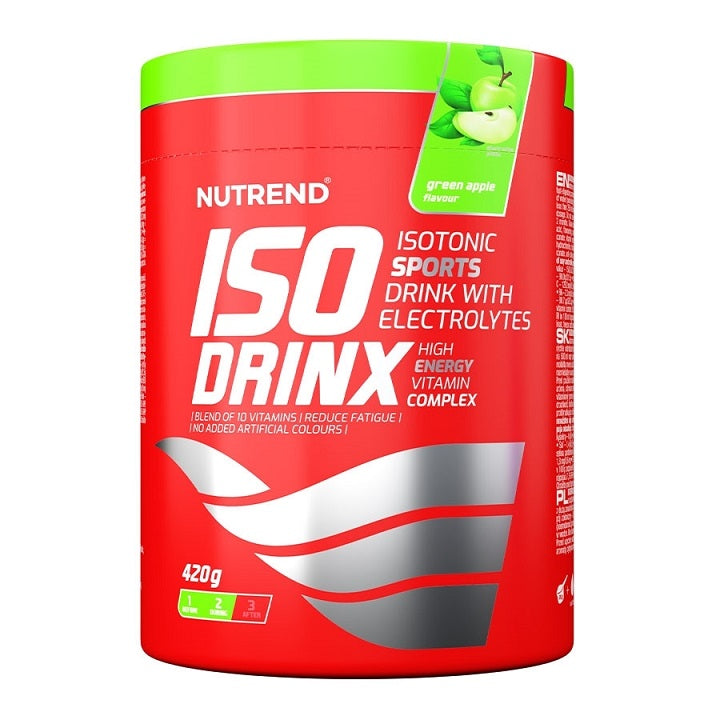 Nutrend IsoDrinx, zaļo ābolu garša – 420 g