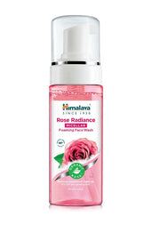 Himalaya Rose Radiance micelārās putas sejas mazgāšanai – 150 ml.