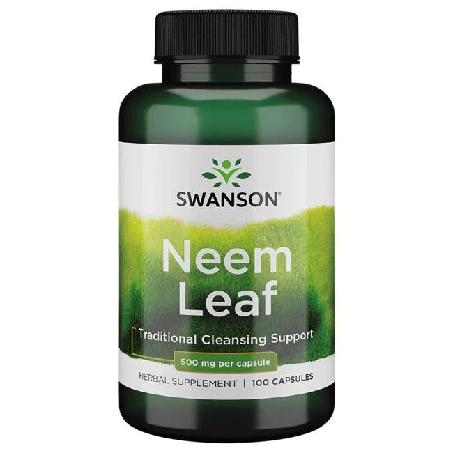 Swanson Nīma lapas, 500 mg – 100 kapsulas
