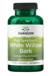 Swanson Full Spectrum Baltā vītola miza, 400 mg – 90 kapsulas