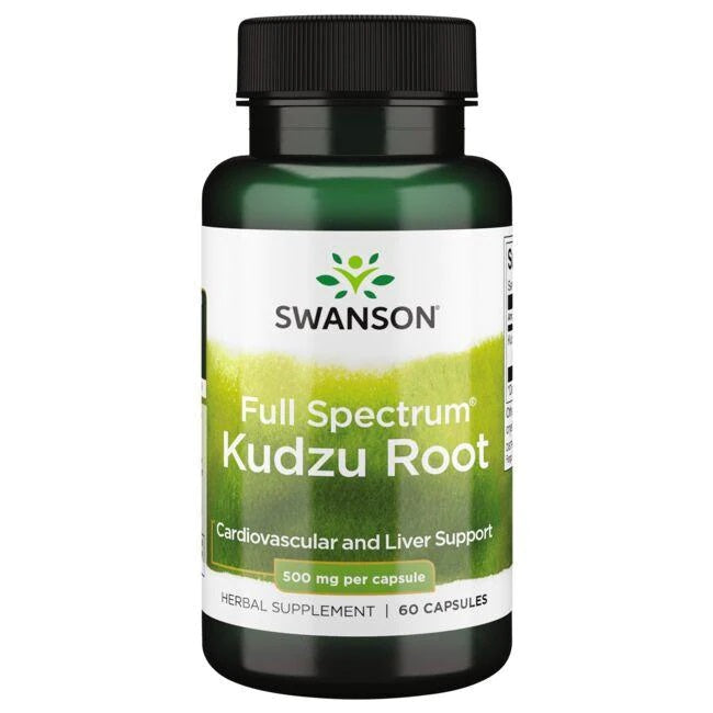 Swanson pilna spektra kudzu sakne, 500 mg – 60 kapsulas