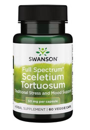 Swanson plaša spektra Sceletium Tortuosum, 50 mg – 60 kapsulas
