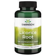 Swanson lakricas sakne, 450 mg – 100 kapsulas