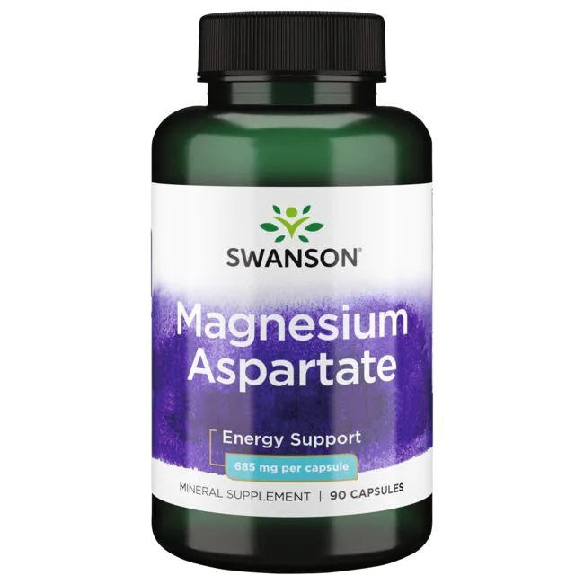 Swanson magnija aspartāts, 685 mg – 90 kapsulas