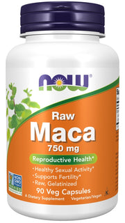 Produkto nuotrauka: NOW Foods Maca 6:1 Concentrate, 750mg RAW - 90 kapsulių