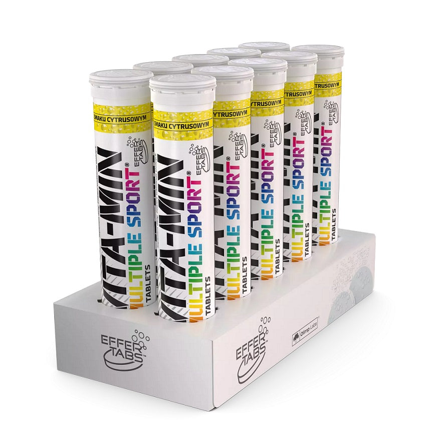 Olimp Nutrition Vita - Min Multiple Sport, citrusaugļu garša – 10 x 20 tabletes
