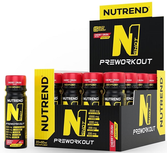 Nutrend N1 Shot, ķiršu garša – 20 x 60 ml.