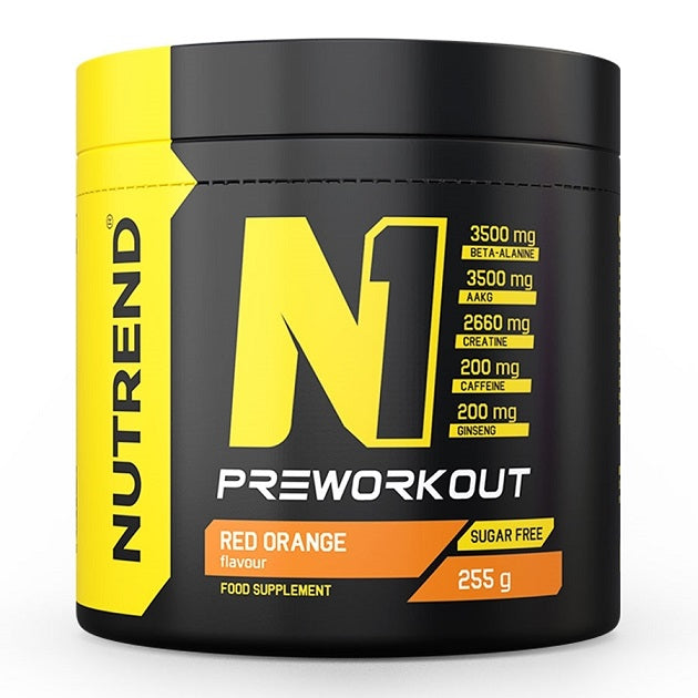 Nutrend N1 pirms treniņa, sarkano apelsīnu garša – 255 g