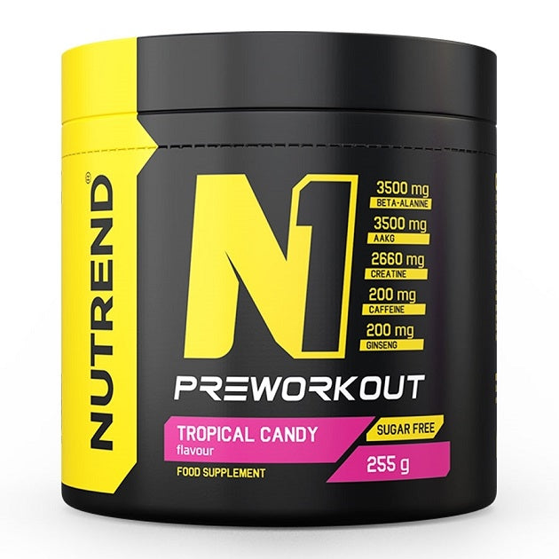 Nutrend N1 pirms treniņa, tropiskās konfektes – 255 g