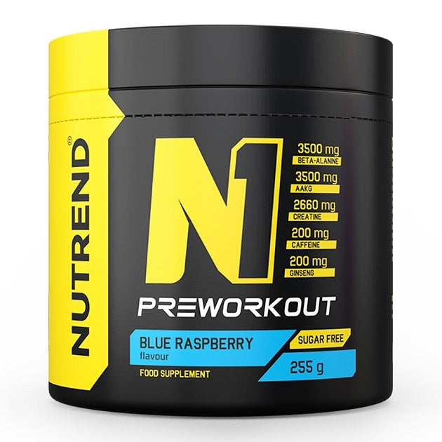 Nutrend N1 pirms treniņa, melleņu aveņu garša – 255 g
