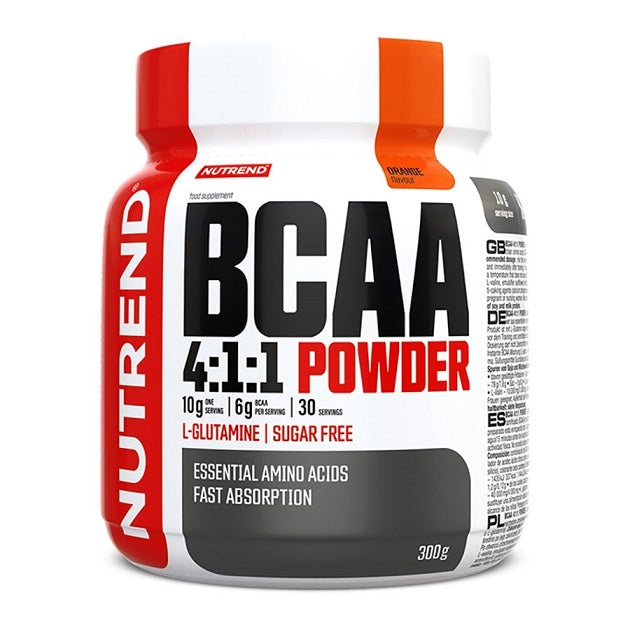 Nutrend BCAA 4:1:1 pulveris, apelsīnu garša - 300 g