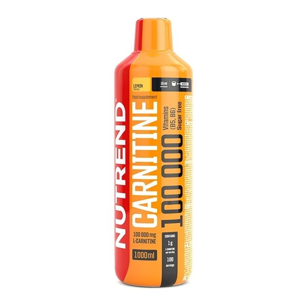 Nutrend karnitīns 100 000, citronu garša – 1000 ml.
