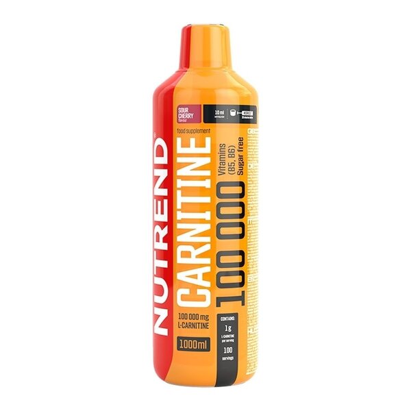 Nutrend karnitīns 100 000, ķiršu garša – 1000 ml.